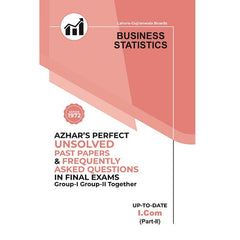 Business Statistics Unsolved Past Paper Inter II