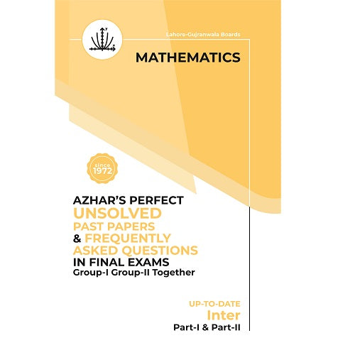 Mathematics Unsolved Past Paper Inter I & II