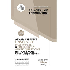 Principal of Accounting Unsolved Past Paper Inter I